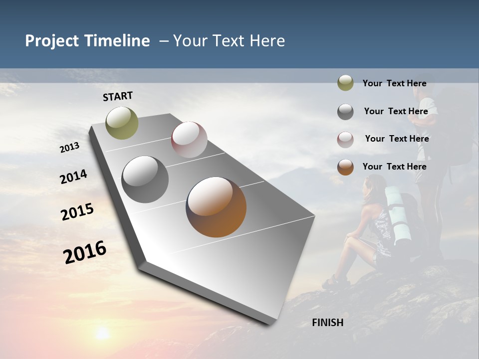 Happy Hiking Hike PowerPoint Template