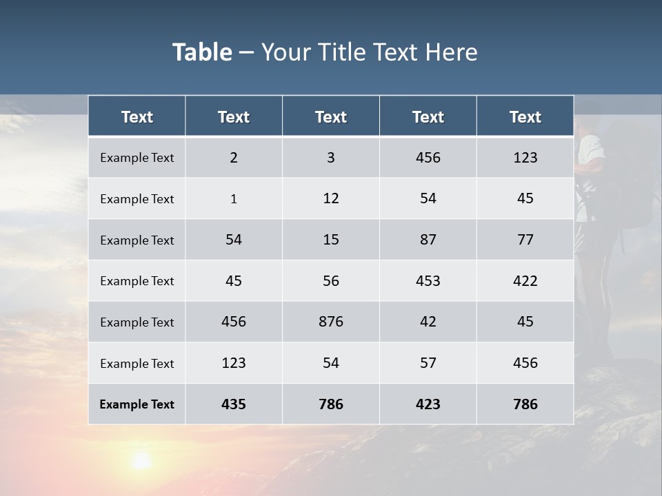Happy Hiking Hike PowerPoint Template
