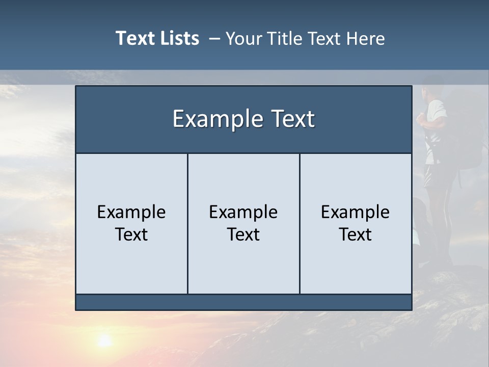 Happy Hiking Hike PowerPoint Template