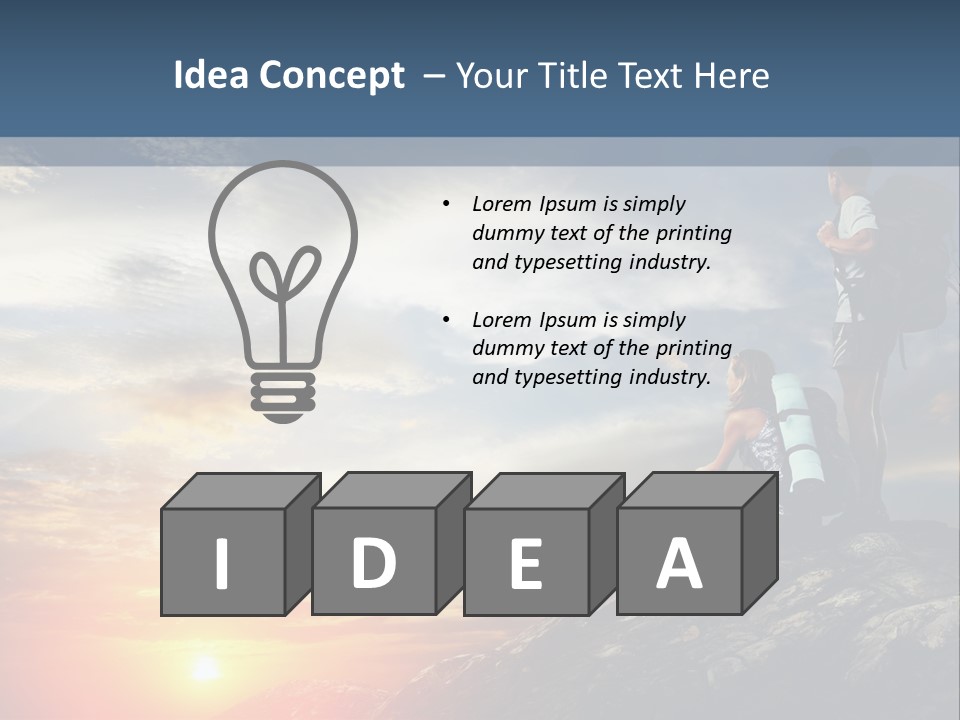 Happy Hiking Hike PowerPoint Template