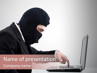 Digital Hacking Safety PowerPoint Template