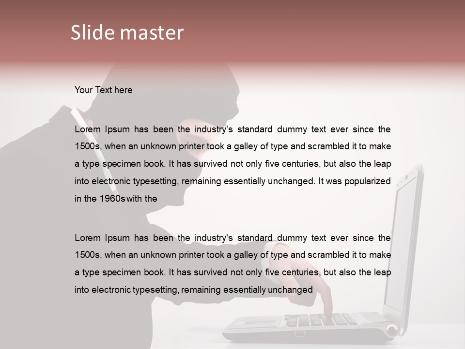 Digital Hacking Safety PowerPoint Template