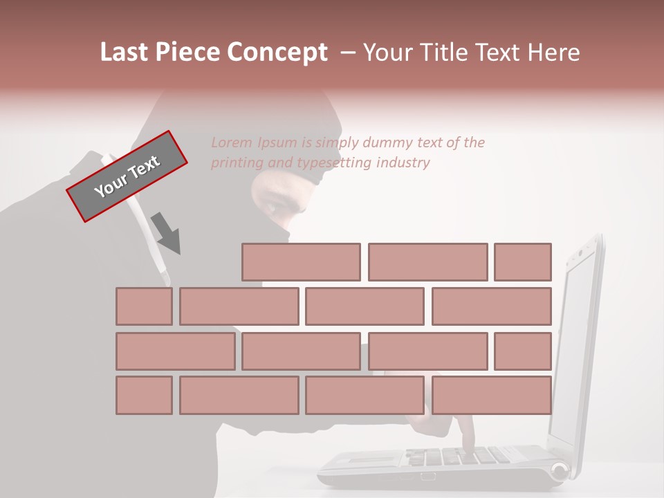 Digital Hacking Safety PowerPoint Template