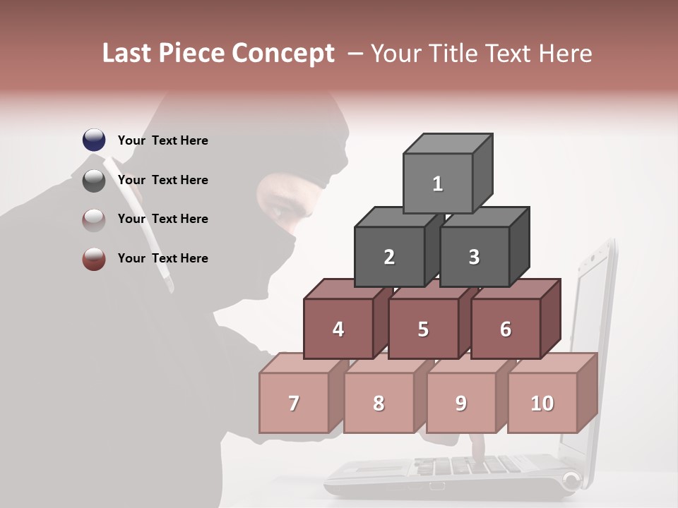 Digital Hacking Safety PowerPoint Template