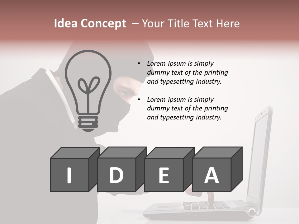 Digital Hacking Safety PowerPoint Template