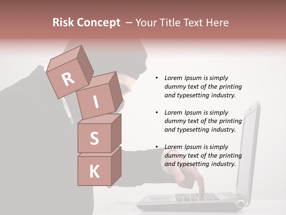 Digital Hacking Safety PowerPoint Template