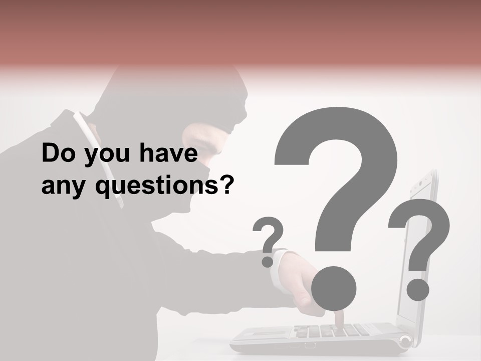 Digital Hacking Safety PowerPoint Template