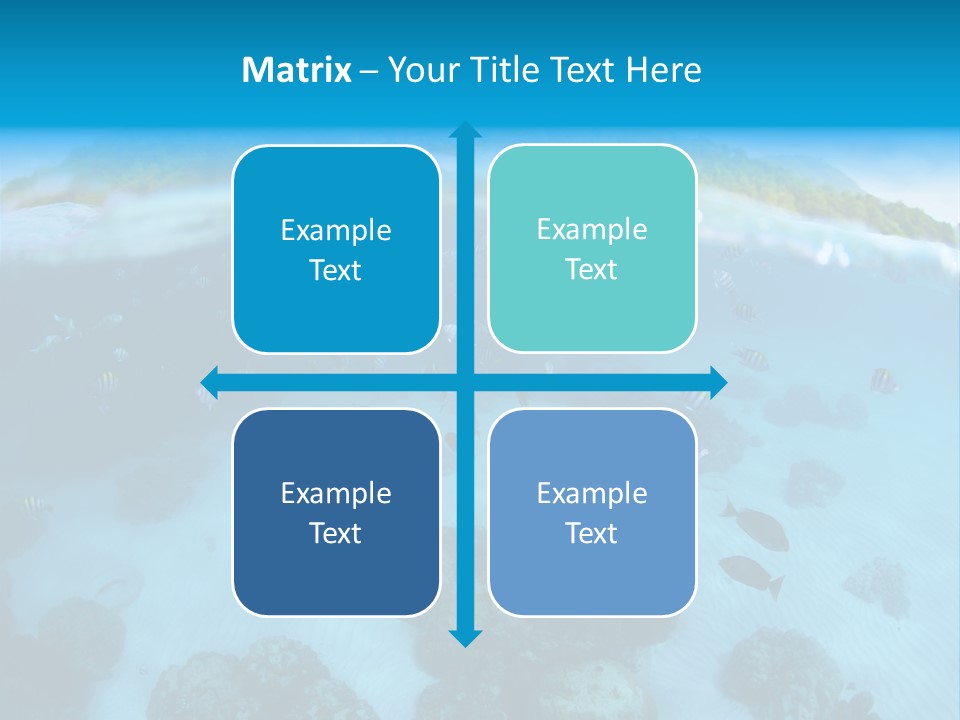 Snorkeling Split Undersea PowerPoint Template