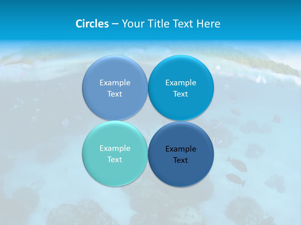 Snorkeling Split Undersea PowerPoint Template