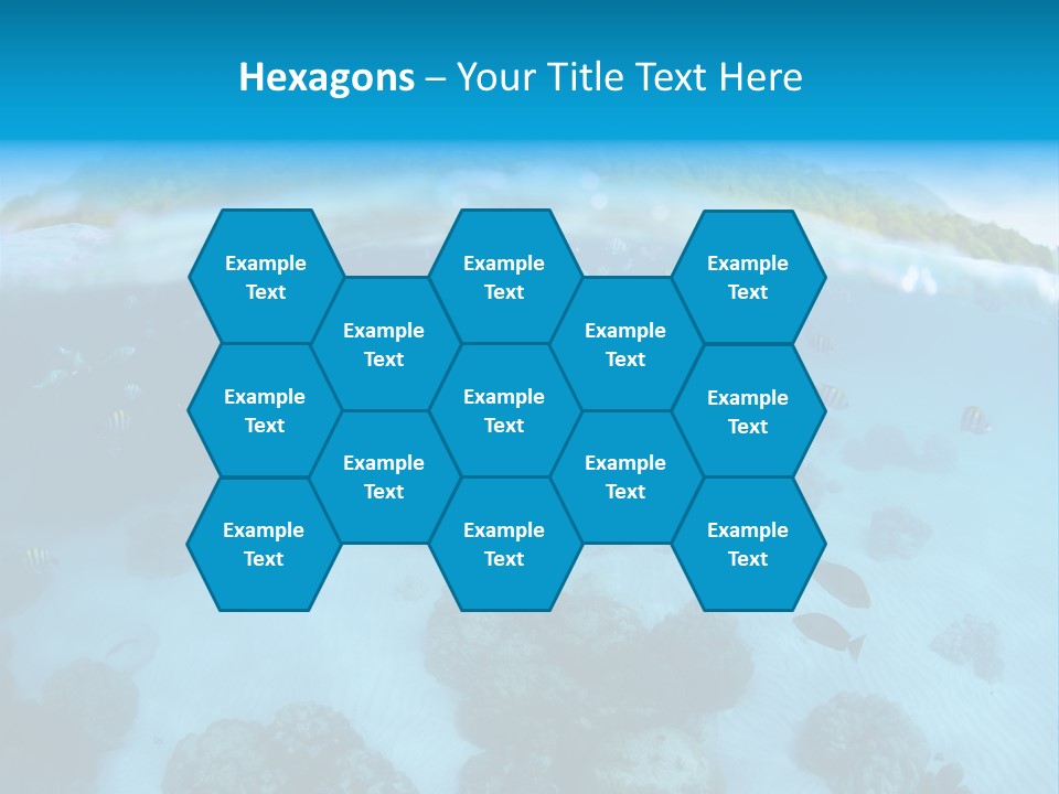 Snorkeling Split Undersea PowerPoint Template