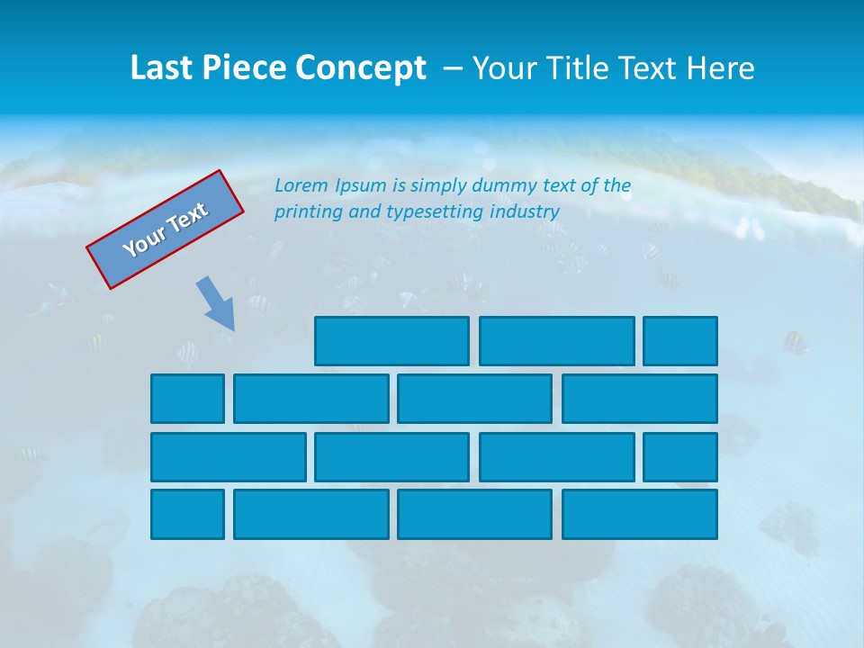 Snorkeling Split Undersea PowerPoint Template