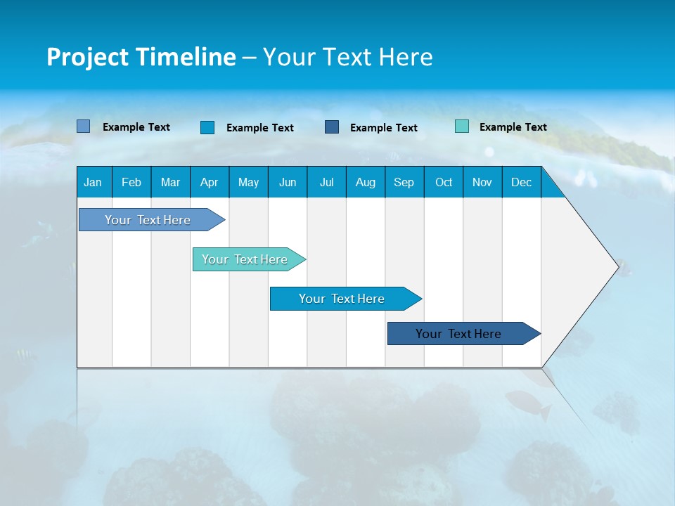 Snorkeling Split Undersea PowerPoint Template