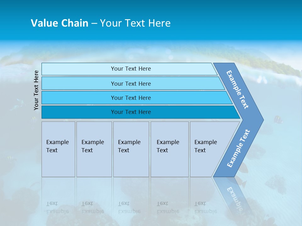 Snorkeling Split Undersea PowerPoint Template