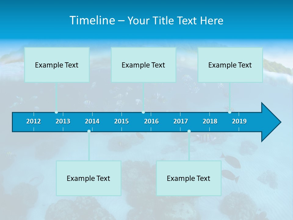 Snorkeling Split Undersea PowerPoint Template