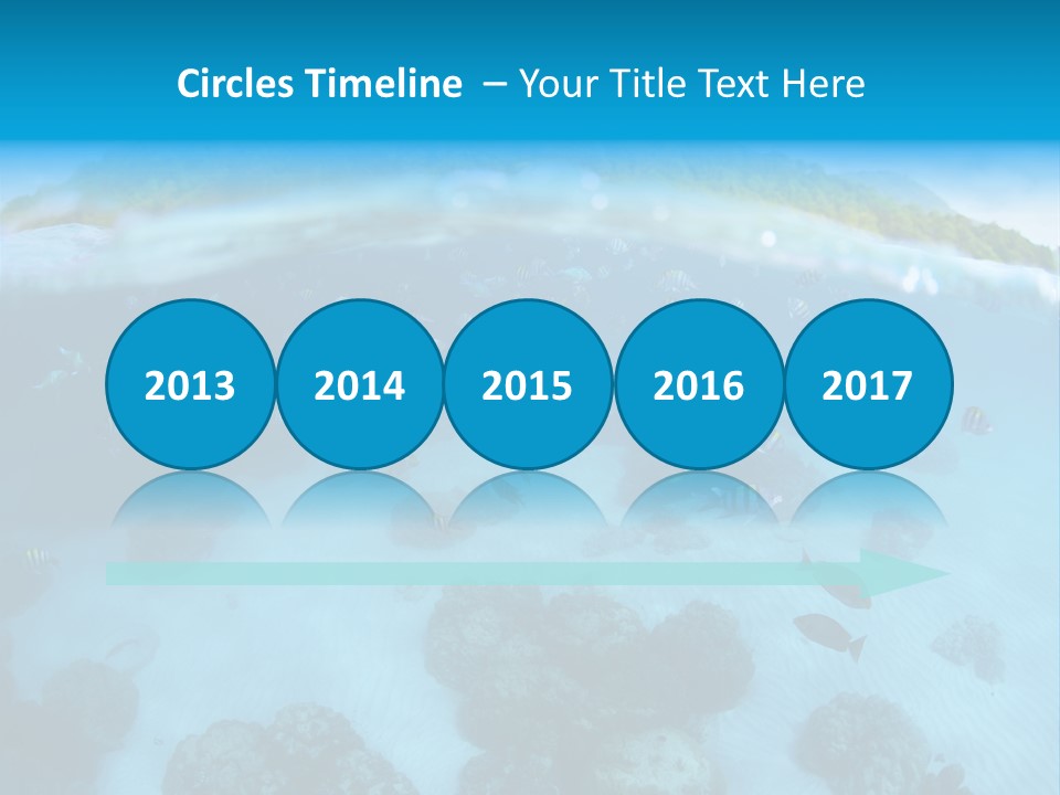 Snorkeling Split Undersea PowerPoint Template