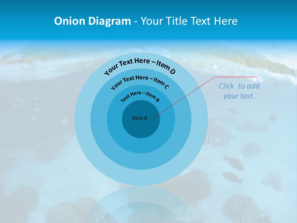 Snorkeling Split Undersea PowerPoint Template