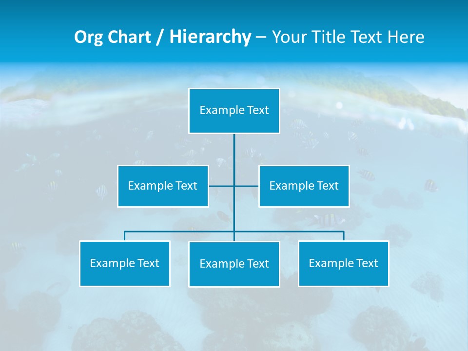 Snorkeling Split Undersea PowerPoint Template