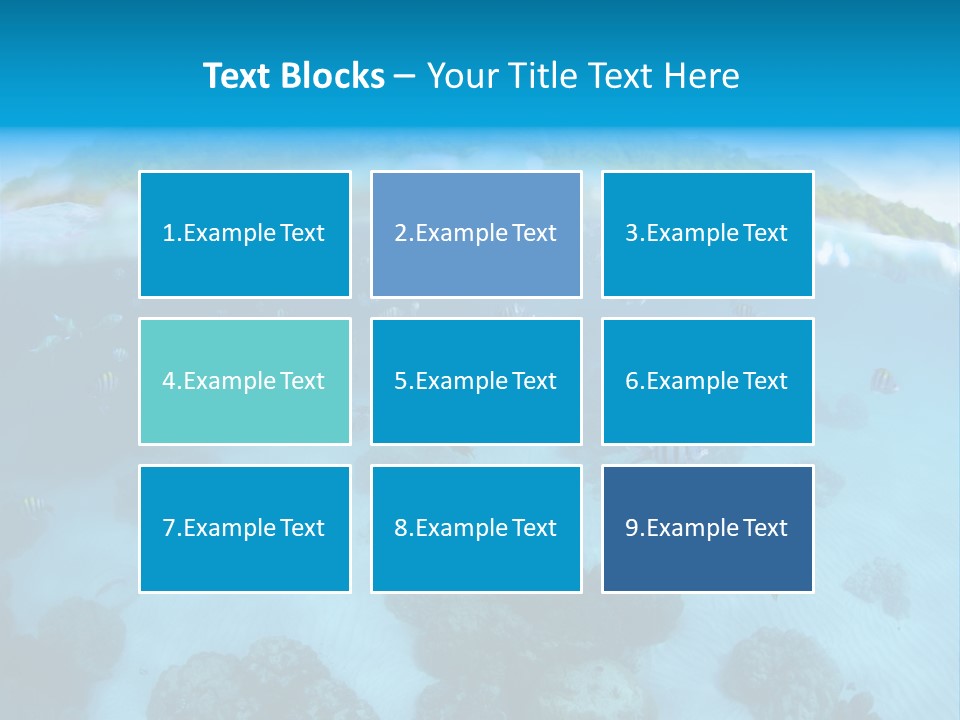 Snorkeling Split Undersea PowerPoint Template