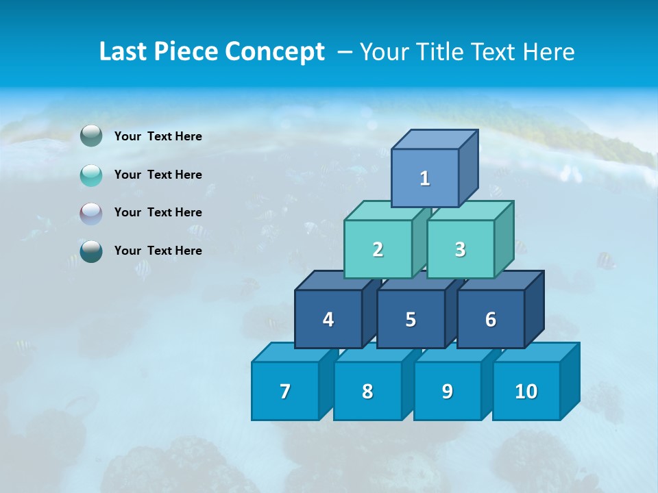 Snorkeling Split Undersea PowerPoint Template