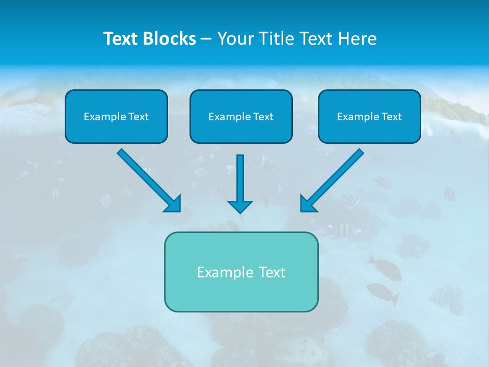 Snorkeling Split Undersea PowerPoint Template