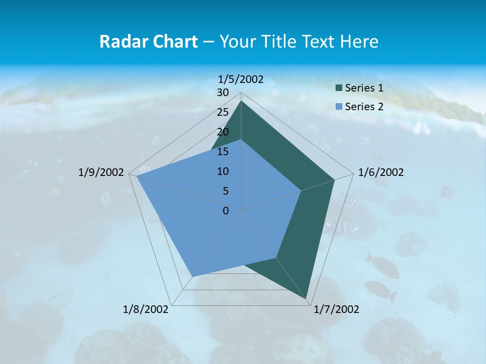 Snorkeling Split Undersea PowerPoint Template