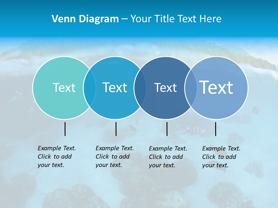 Snorkeling Split Undersea PowerPoint Template