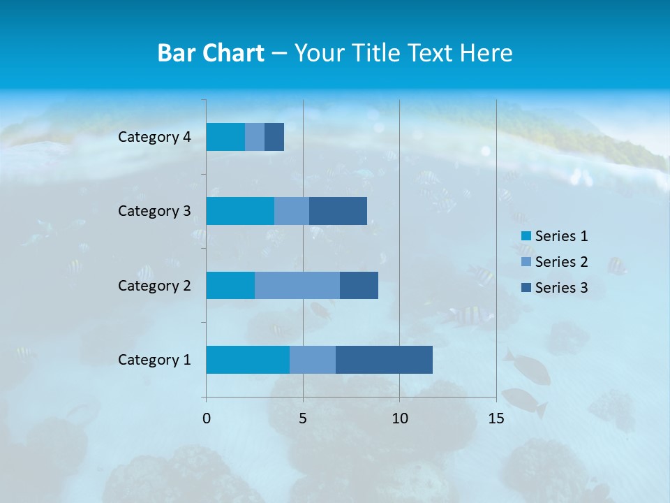Snorkeling Split Undersea PowerPoint Template