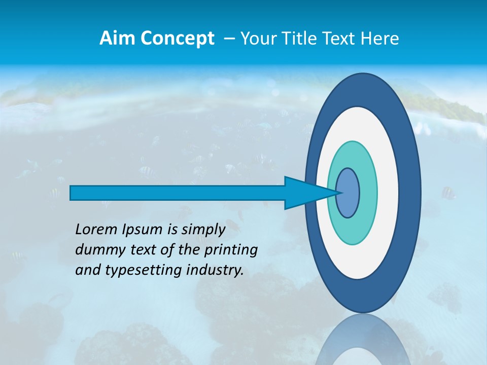 Snorkeling Split Undersea PowerPoint Template