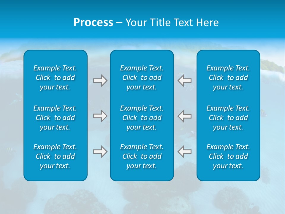 Snorkeling Split Undersea PowerPoint Template