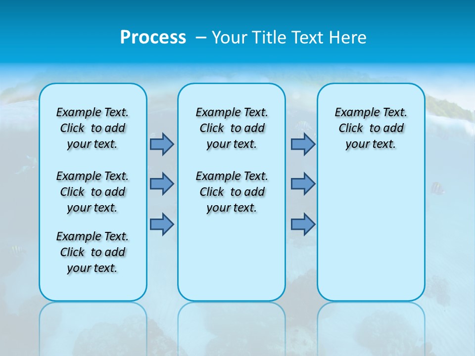 Snorkeling Split Undersea PowerPoint Template