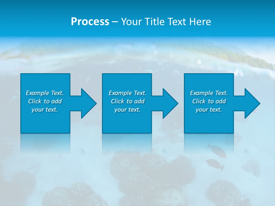 Snorkeling Split Undersea PowerPoint Template