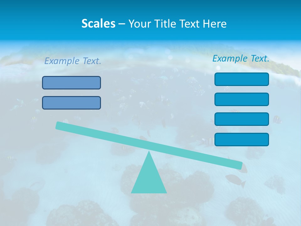 Snorkeling Split Undersea PowerPoint Template