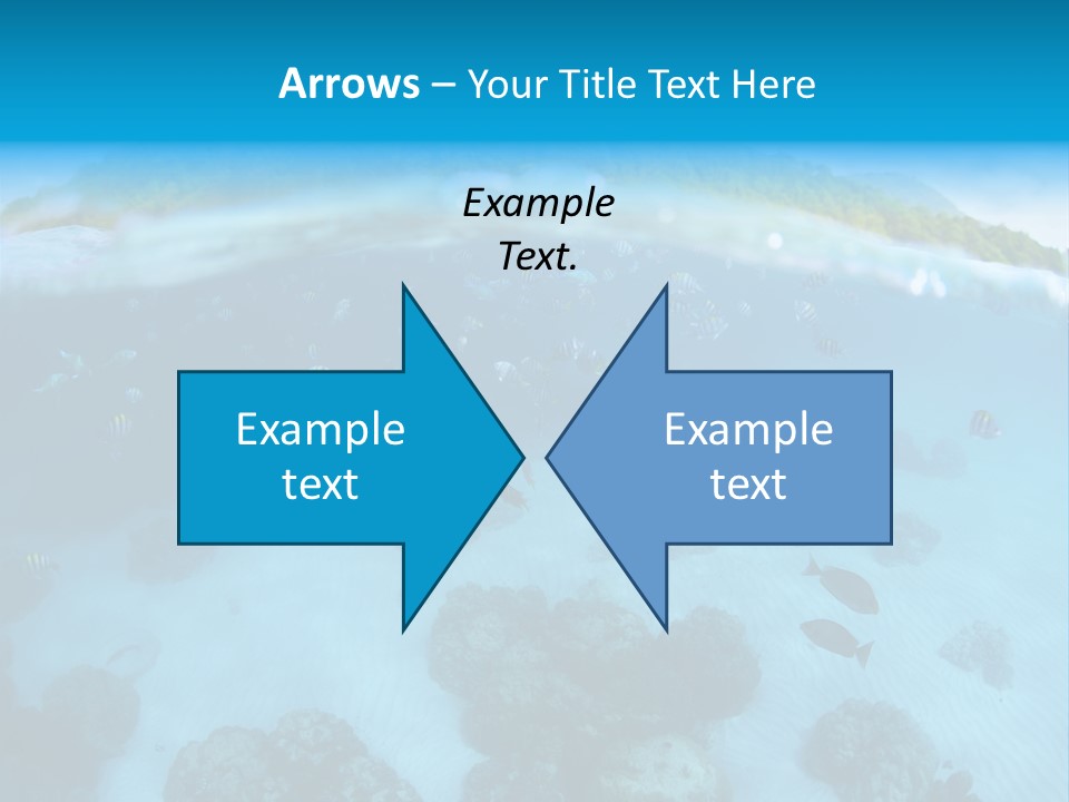Snorkeling Split Undersea PowerPoint Template