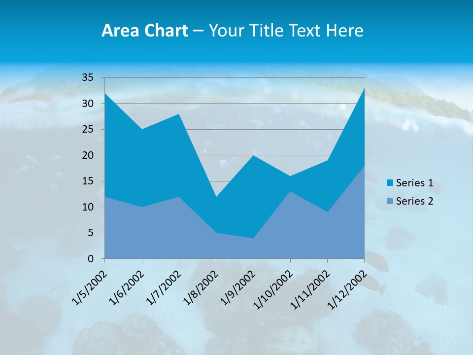 Snorkeling Split Undersea PowerPoint Template
