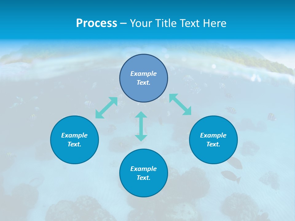 Snorkeling Split Undersea PowerPoint Template
