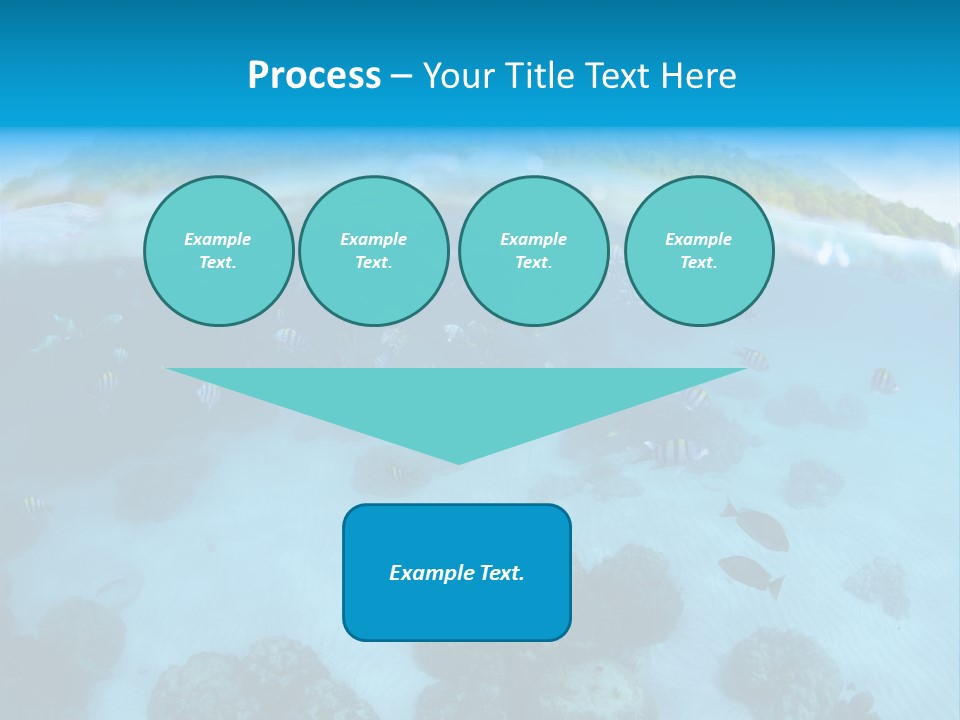 Snorkeling Split Undersea PowerPoint Template