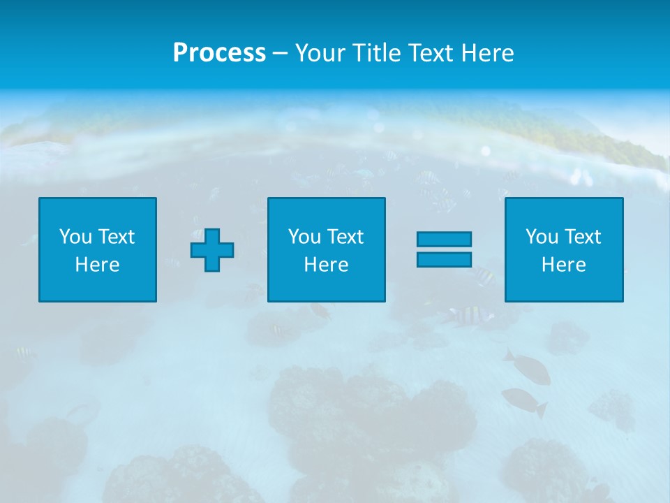Snorkeling Split Undersea PowerPoint Template