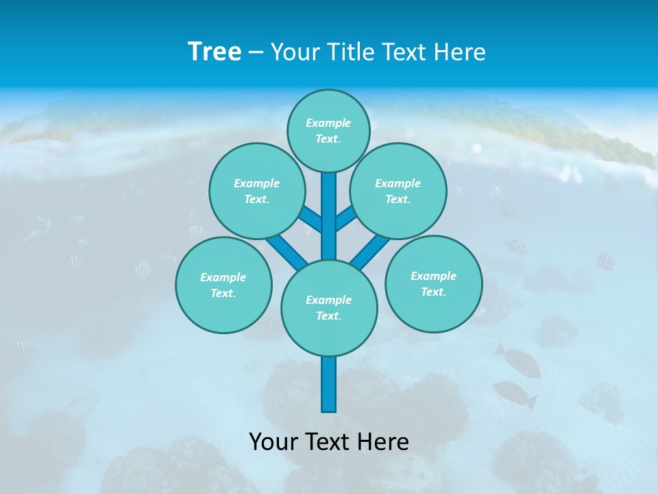 Snorkeling Split Undersea PowerPoint Template