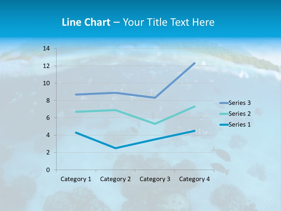 Snorkeling Split Undersea PowerPoint Template