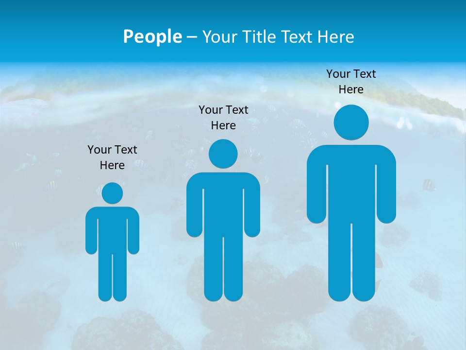 Snorkeling Split Undersea PowerPoint Template