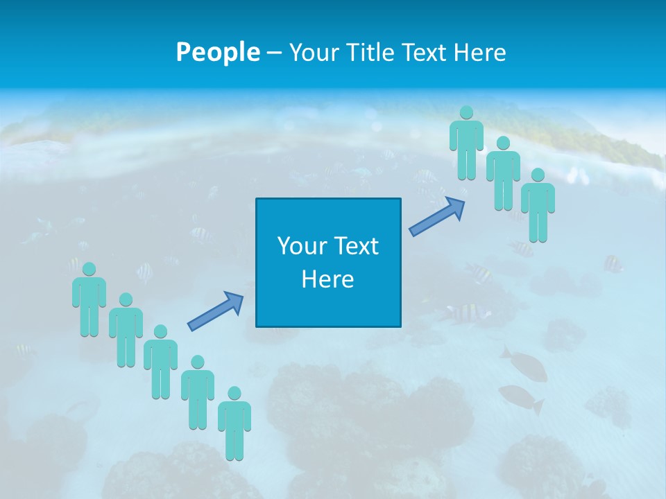 Snorkeling Split Undersea PowerPoint Template