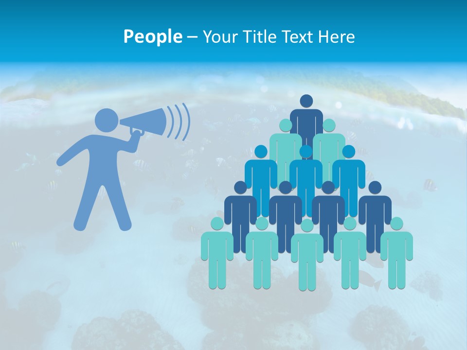 Snorkeling Split Undersea PowerPoint Template