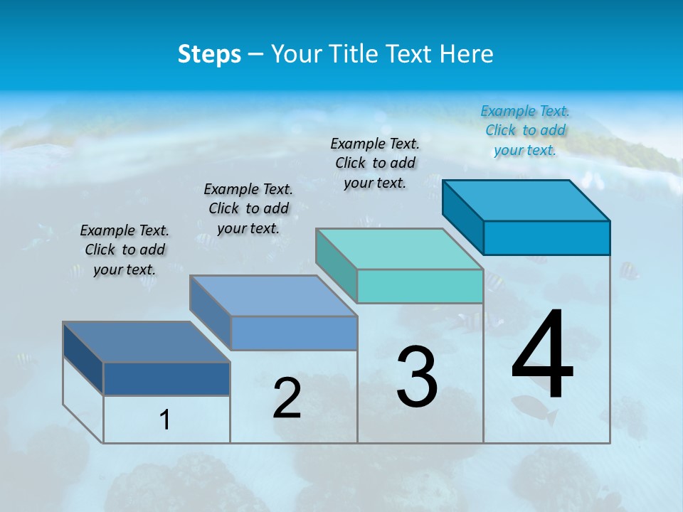 Snorkeling Split Undersea PowerPoint Template
