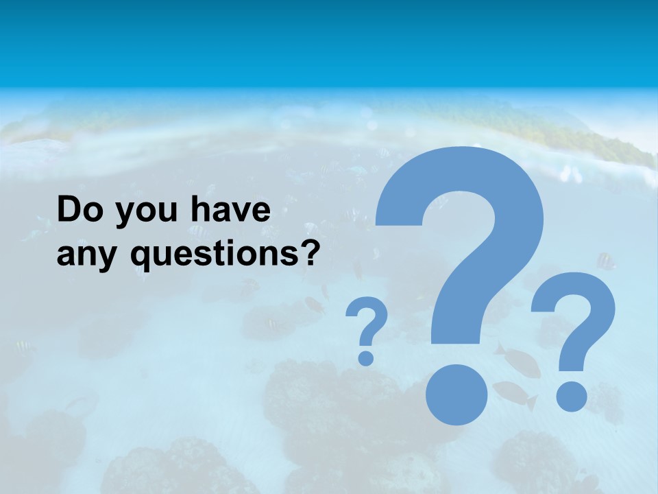 Snorkeling Split Undersea PowerPoint Template