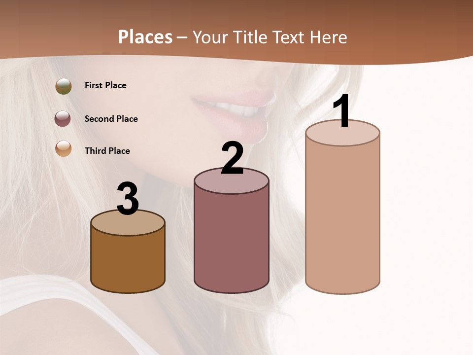 Beauty White Face PowerPoint Template