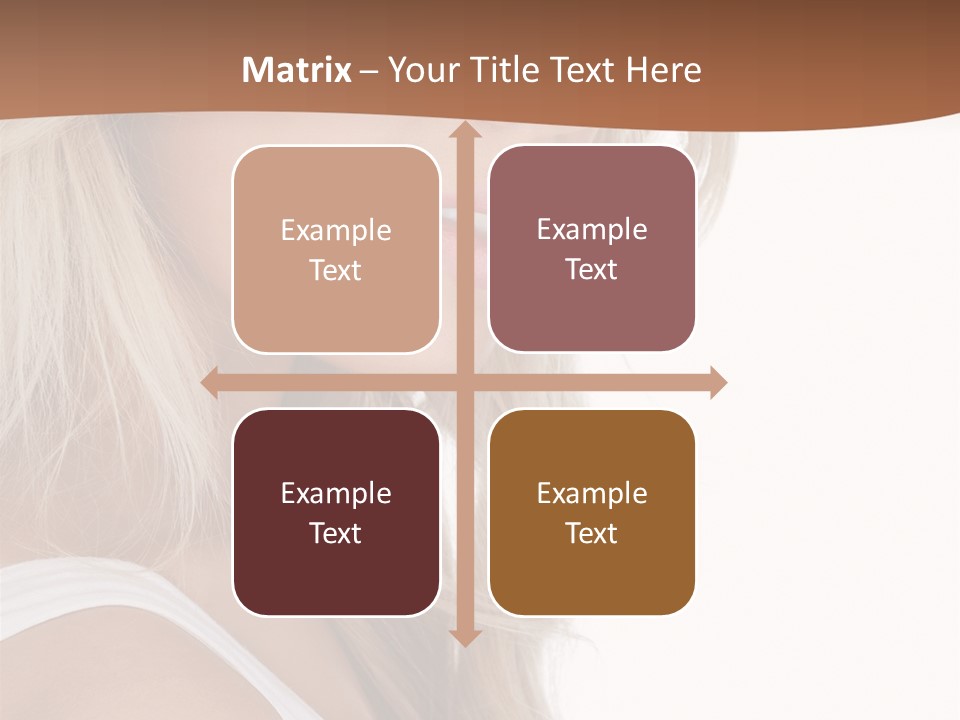 Beauty White Face PowerPoint Template