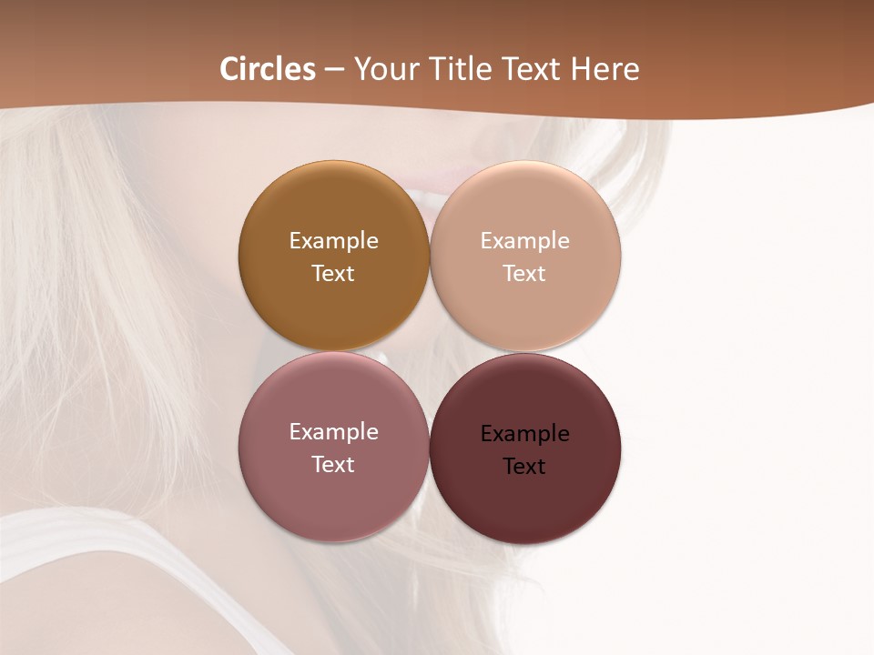 Beauty White Face PowerPoint Template
