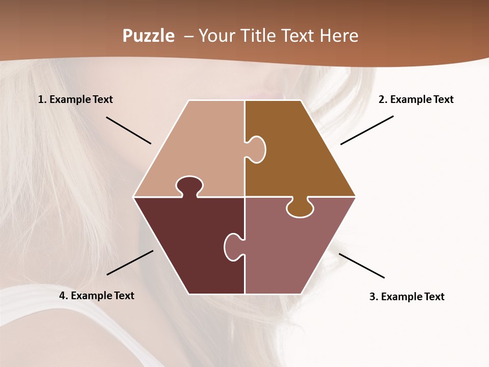 Beauty White Face PowerPoint Template