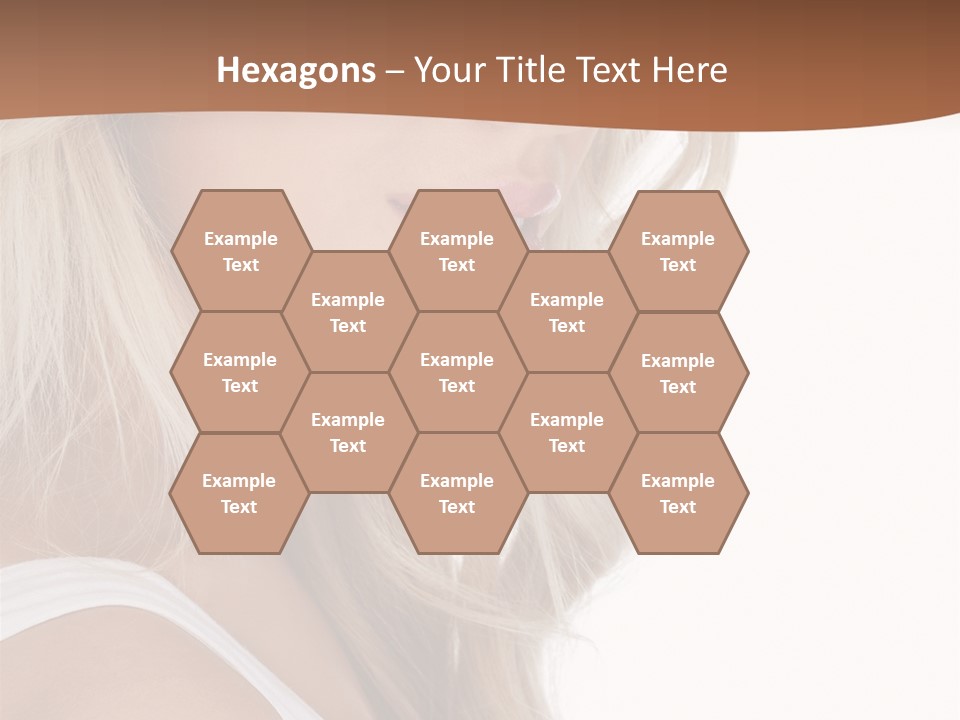 Beauty White Face PowerPoint Template