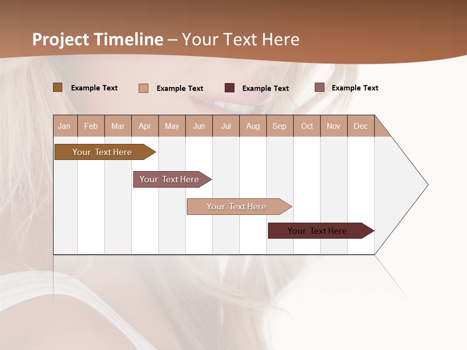 Beauty White Face PowerPoint Template